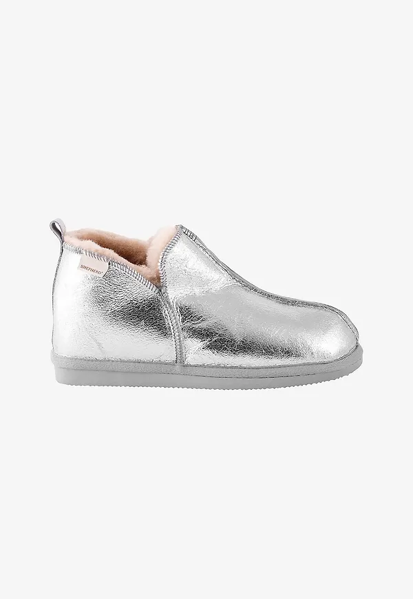 Shepherd - Fårskinnstoffel Annie - Silver