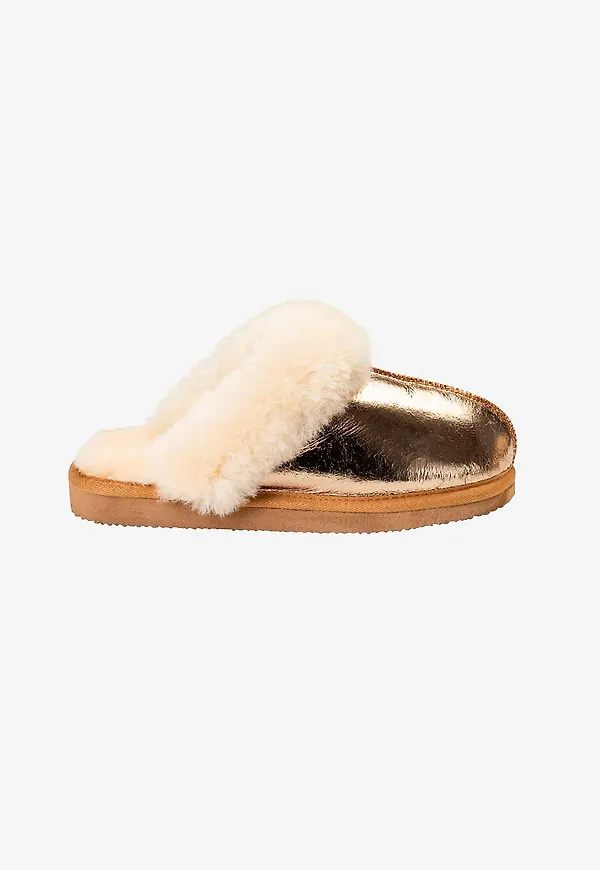 Shepherd - Fårskinnstoffel Jessica - Guld
