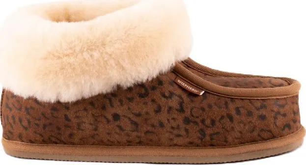 Shepherd of Sweden Women's Lena Slipper Chestnut Leopard