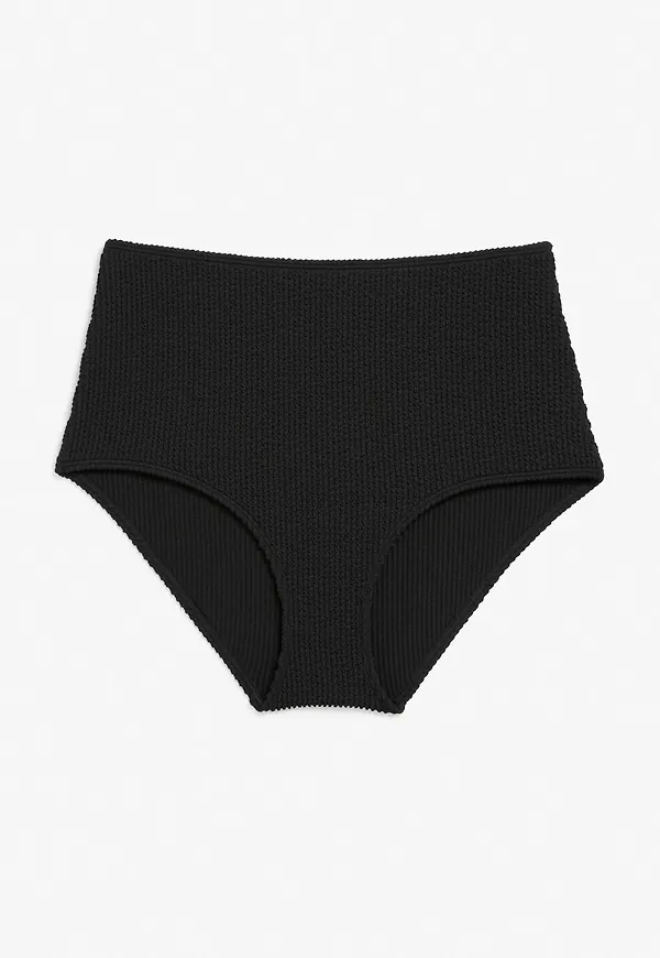 Shirred bikini briefs - Black