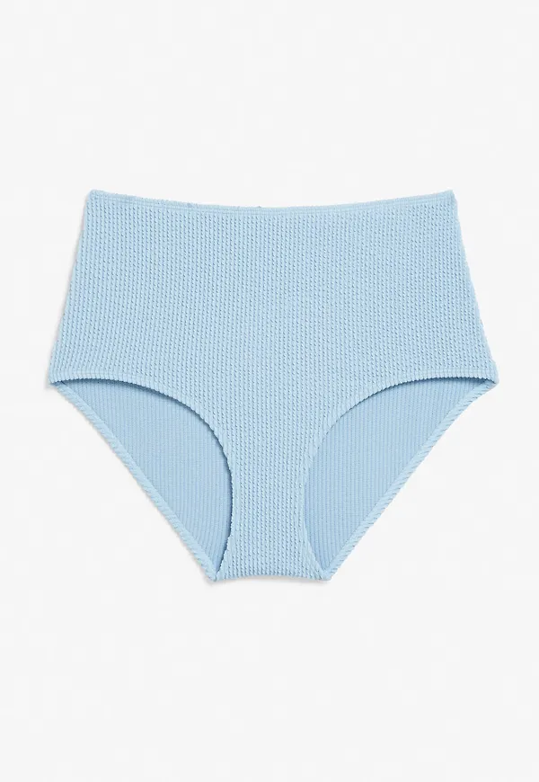 Shirred bikini briefs - Blue