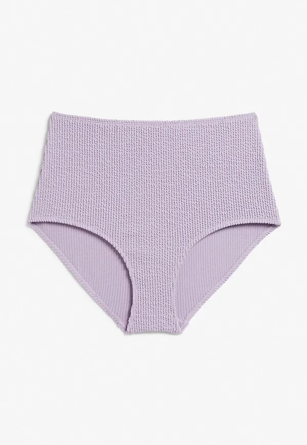 Shirred bikini briefs - Purple