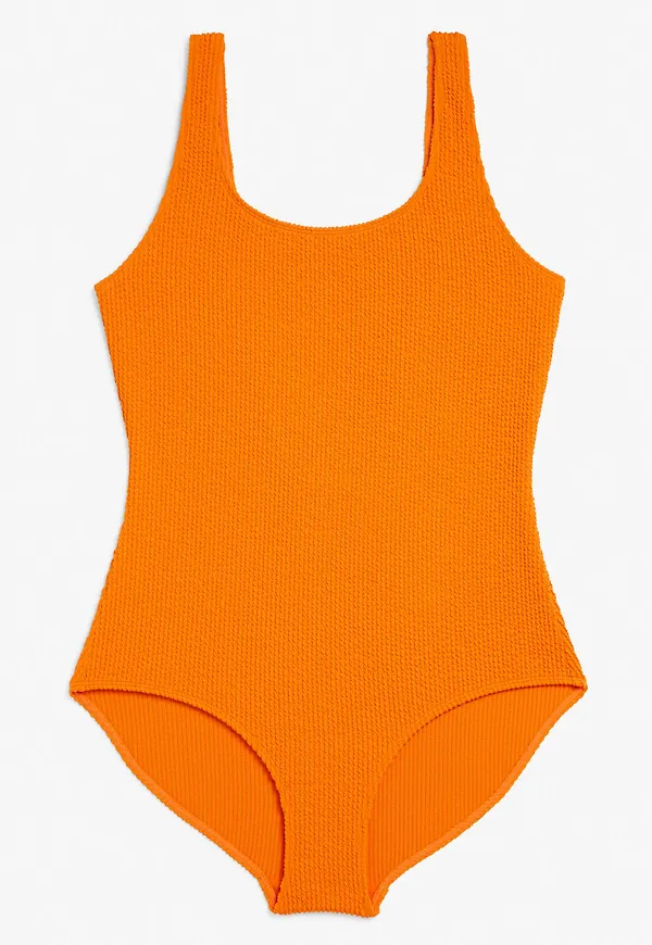 Shirred swimsuit - Orange