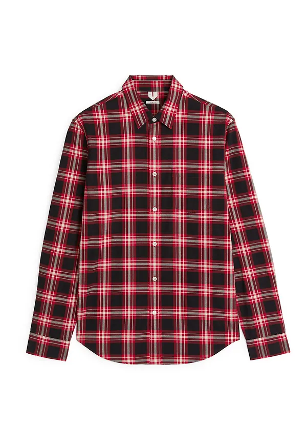 Shirt 11 Checked Poplin - Red