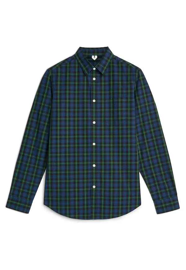Shirt 11 Tartan Check Poplin - Green