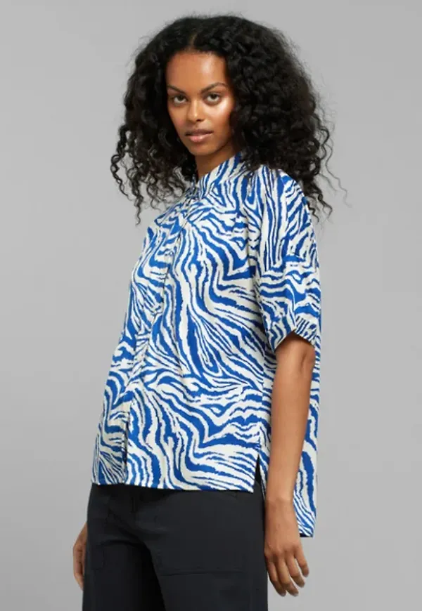 Shirt Nibe Zebra Blue