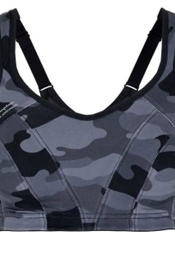Shock Absorber BH Active MultiSports Support Bra Svart/Grå B 75 Dam