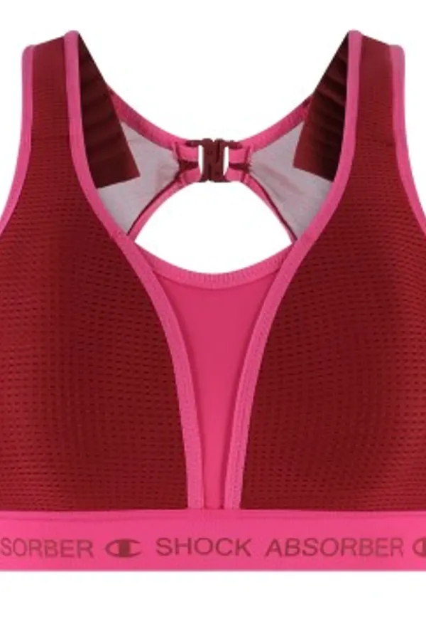 Shock Absorber BH Ultimate Run Padded Bra Rosa/Röd B 75 Dam