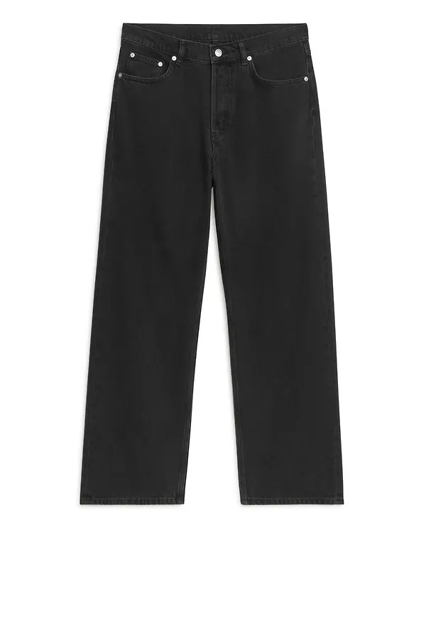 SHORE Low Relaxed Jeans - Grey
