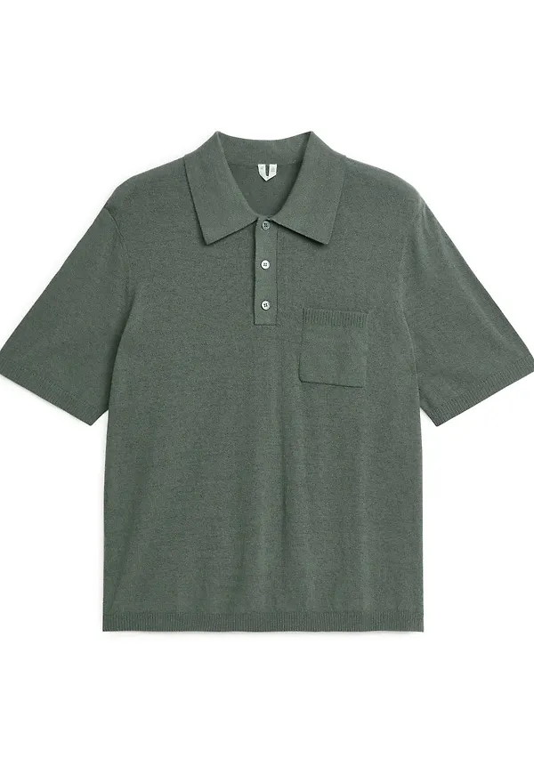 Short-Sleeve Polo Shirt - Green