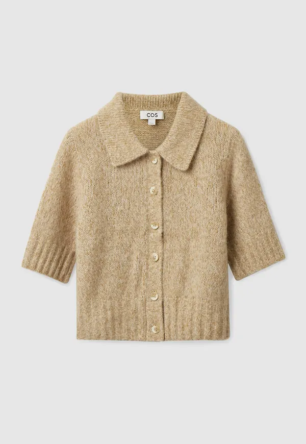 SHORT-SLEEVED CARDIGAN