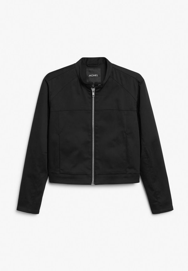 Short biker jacket - Black