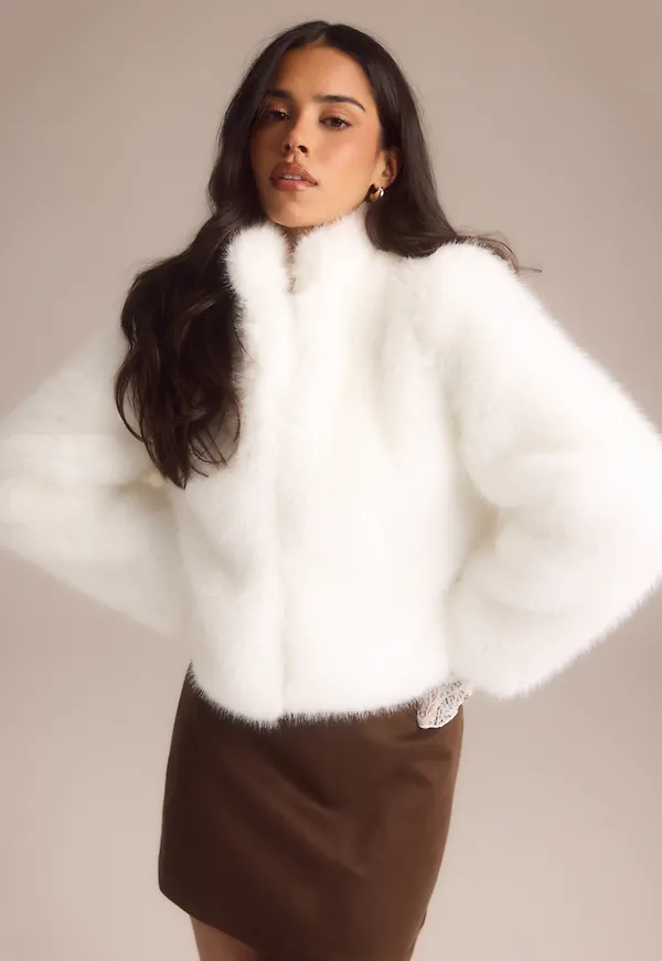 Short Faux Fur Jacket