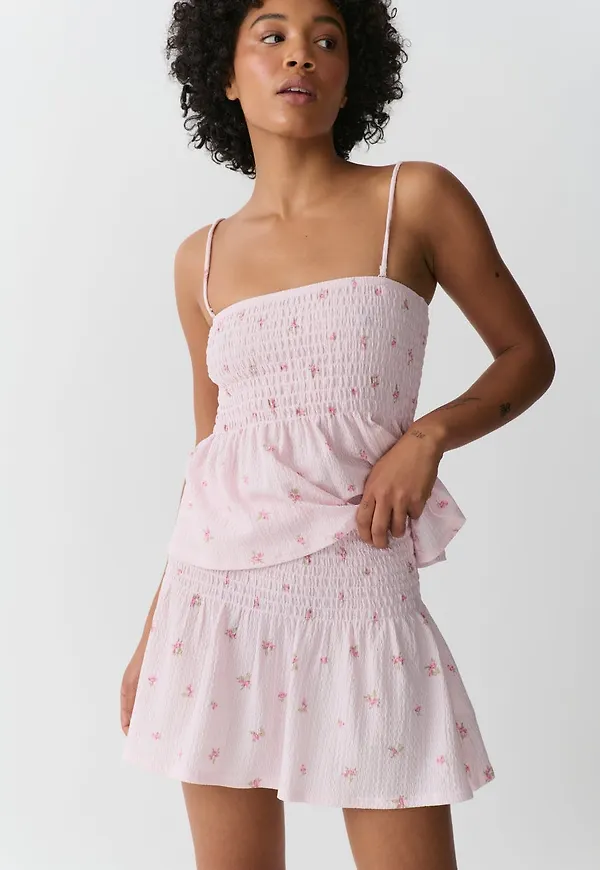 Short smock skirt