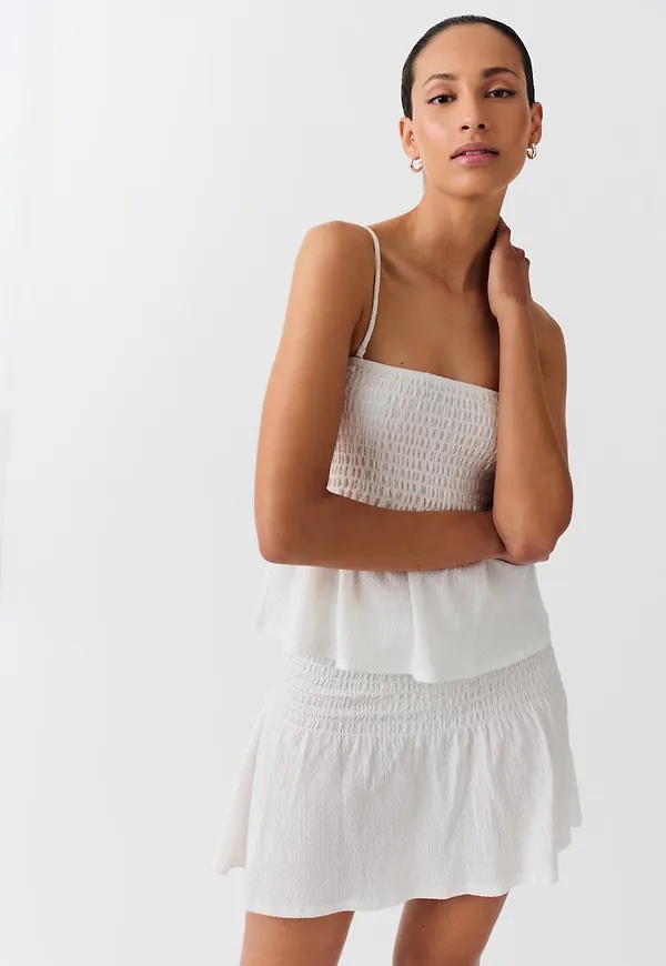 Short smock skirt