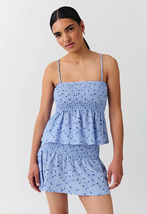 Short smock skirt