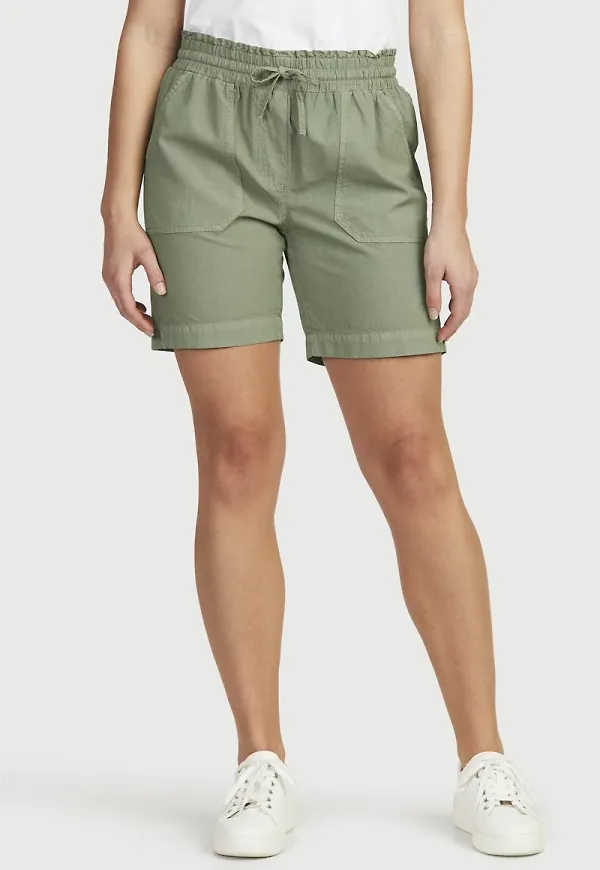 Shorts i tvättad bomull Jade