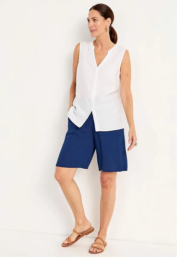 Shorts i crepe kvalitet Mia