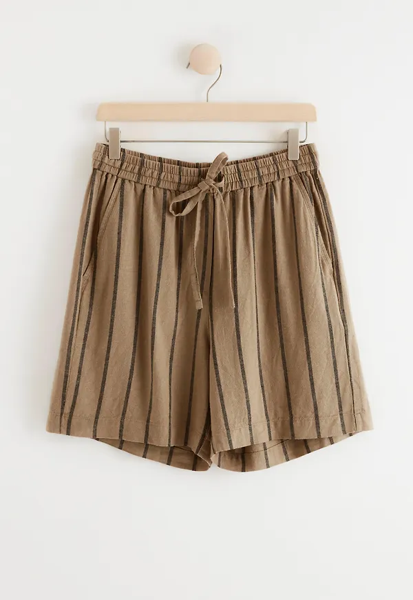 Shorts i linneblandning