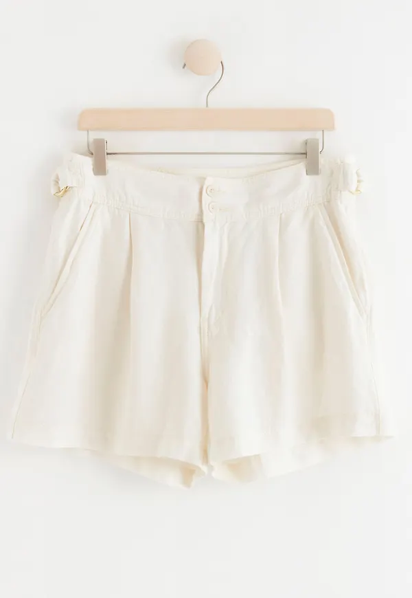 Shorts i linneblandning