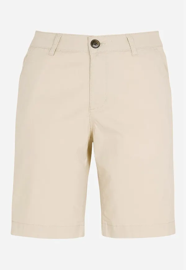 Shorts i stretchig bomullstwill