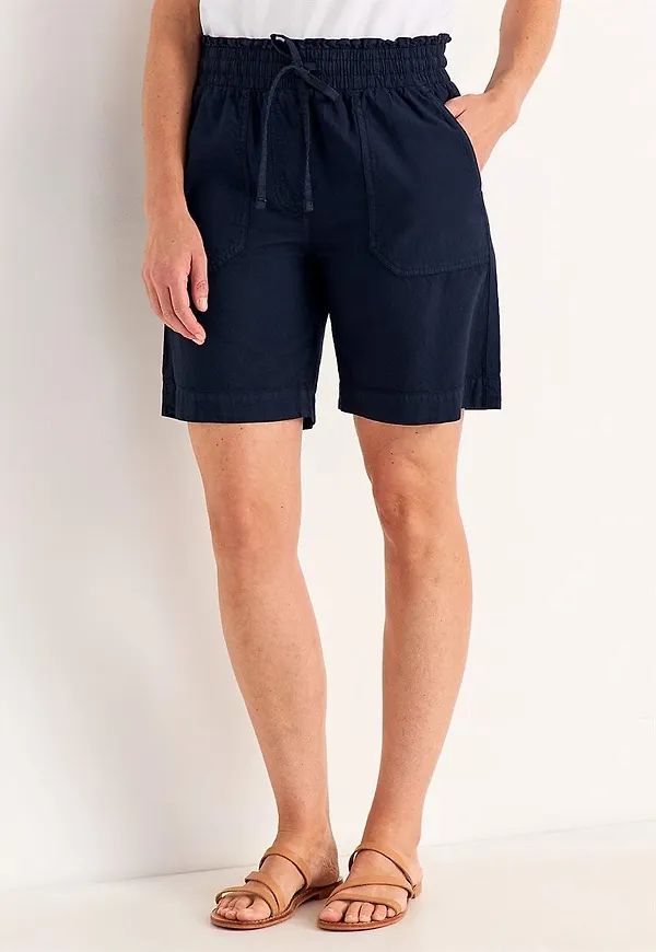 Shorts i tvättad bomull Jade