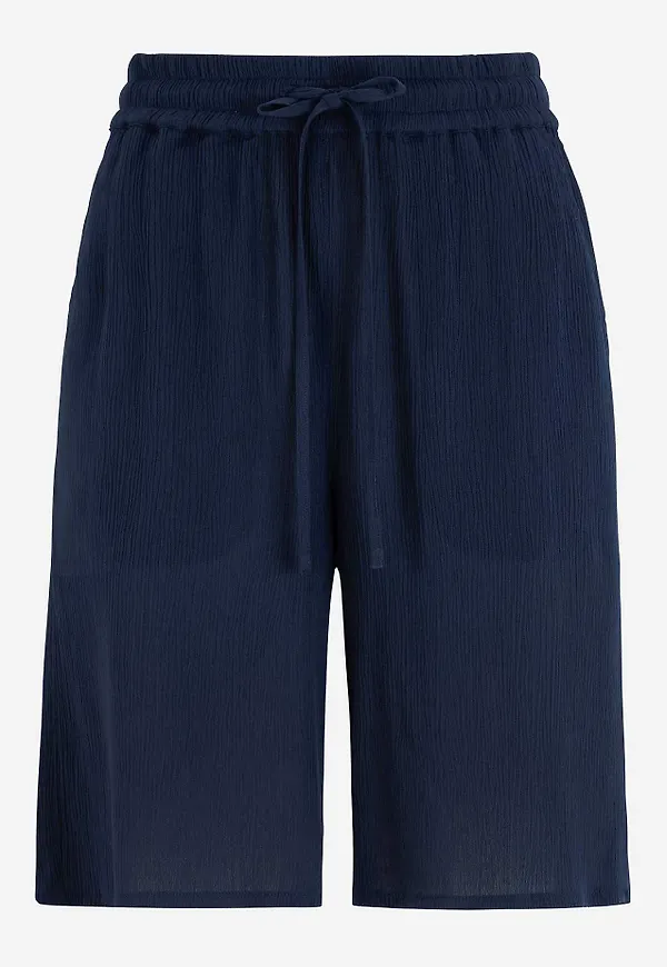 Shorts i viskoscrêpe