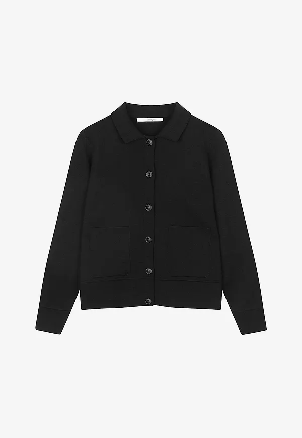 sibinlinnebjerg - Cardigan Kaja - Svart