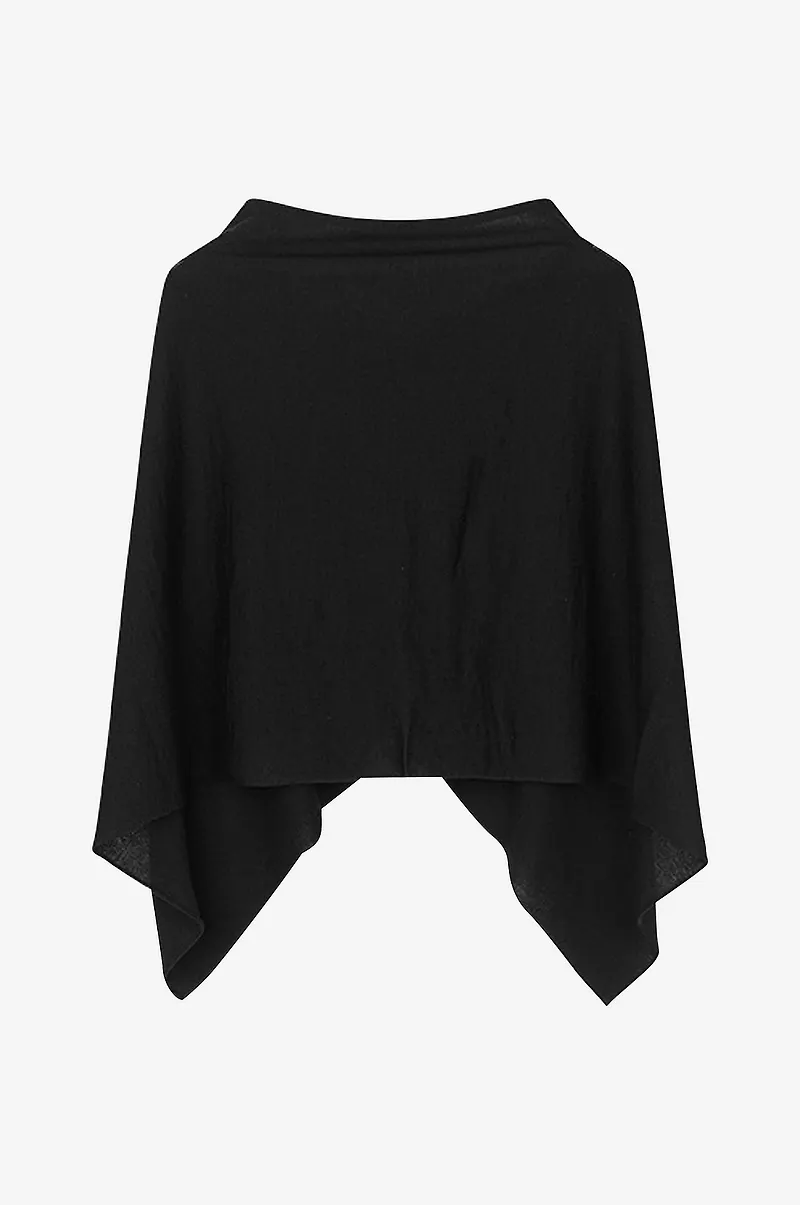 sibinlinnebjerg - Poncho Paris - Svart