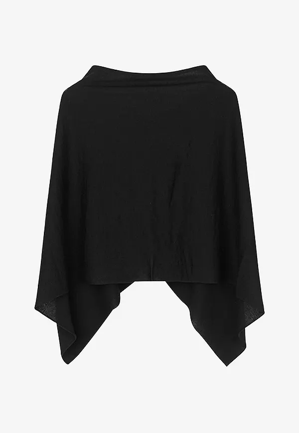 sibinlinnebjerg - Poncho Paris - Svart
