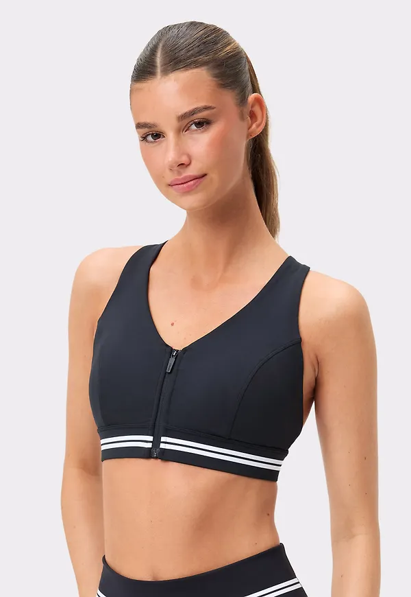Signature Logo Zip Sport-bh