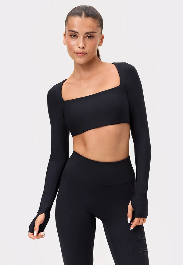 Signature Padded Crop Top