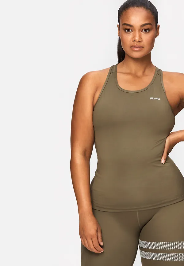 Signature Racerback Burnt Olive