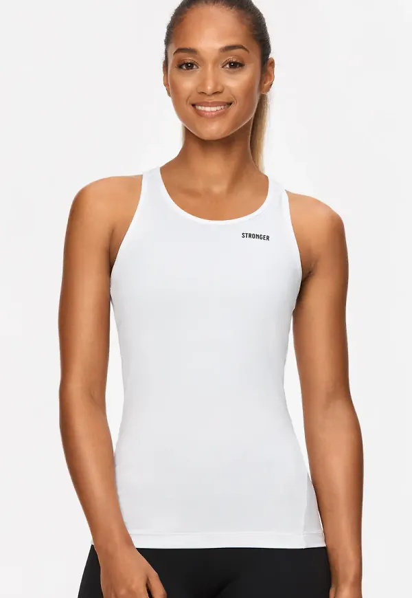 Signature Racerback White