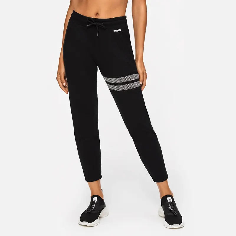 Signature Sweatpants Black White