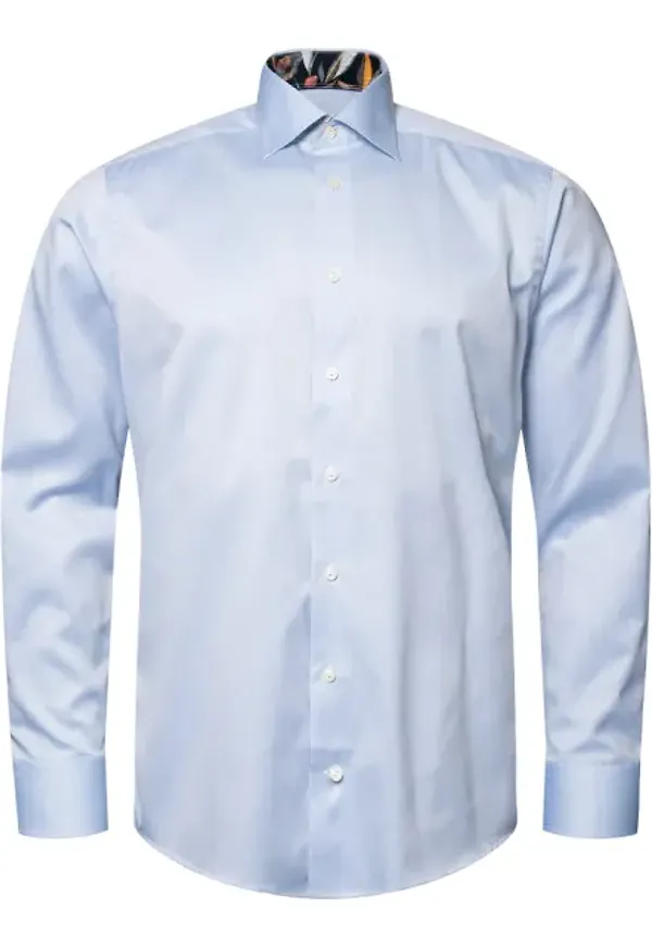 Signature Twill-skjorta Med Blomsterdetaljer Slim Fit