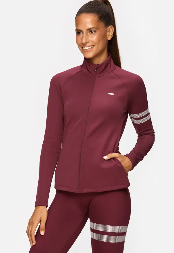 Signature Zip Jacket Zinfandel