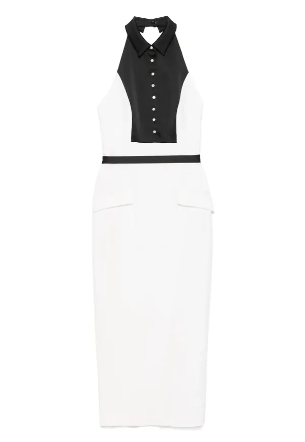 SILK LOVE & LACE Iris klänning - Vit – Farfetch