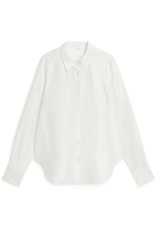 Silk Shirt - White