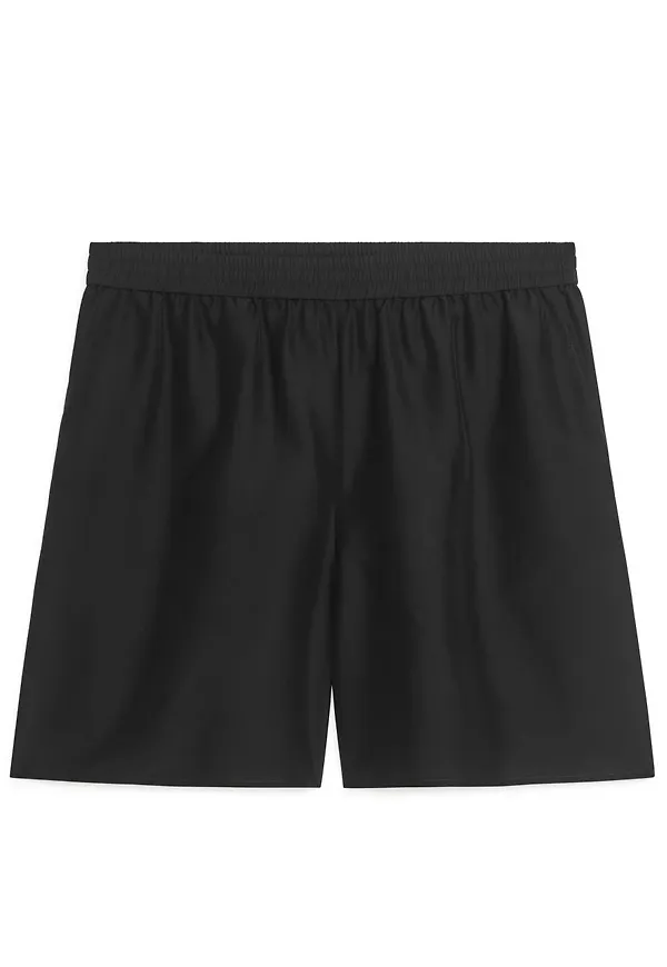 Silk Shorts - Black