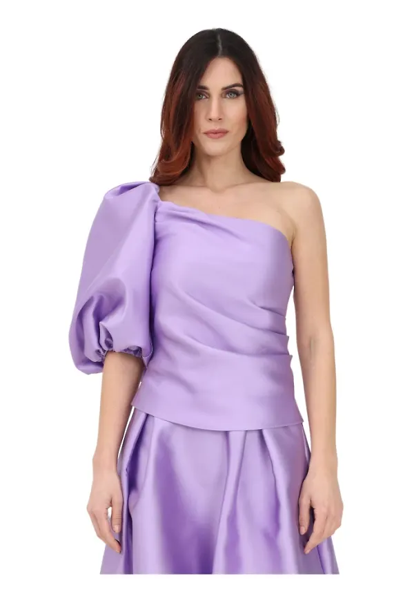 Simona Corsellini Sleeveless Tops Lila, Dam