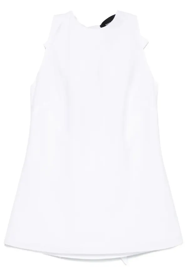 Simone Rocha linne med rosett - Vit