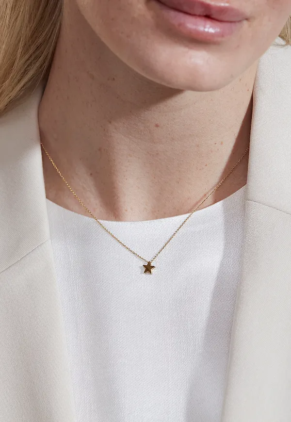 Sirius necklace gold