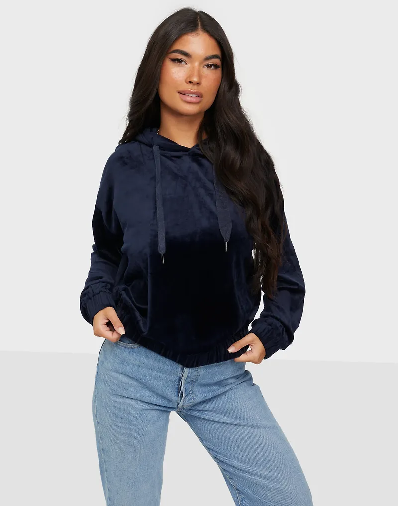 Sisters Point - Hoodies - Navy - Vilga Hood - Tröjor