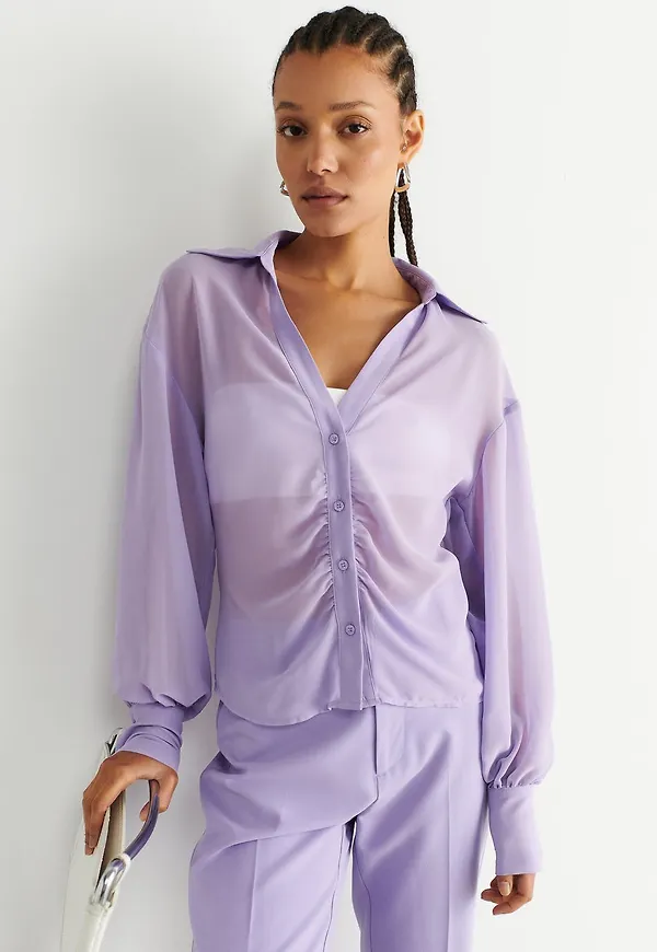 Sivan chiffon blouse