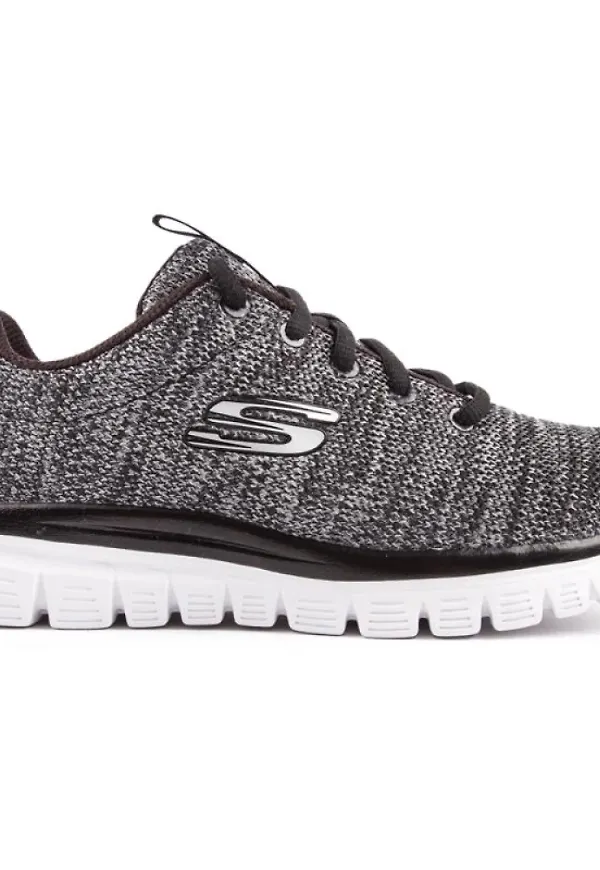 Skechers Skechers tacksamma tränare Svart, Dam