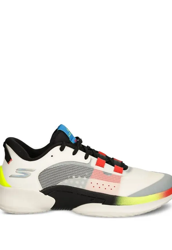 Skechers sneakers med panel - Vit