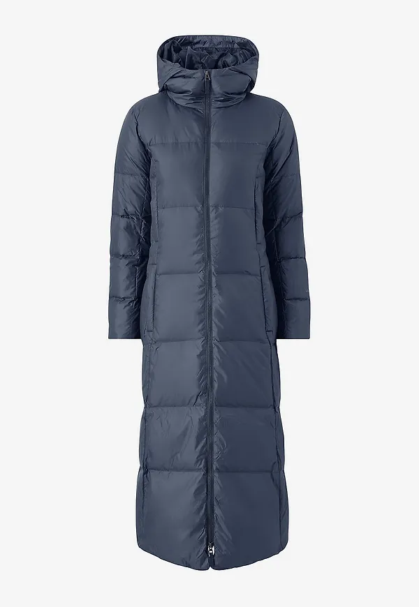 Skhoop - Dunkappa Hella Down Coat - Blå