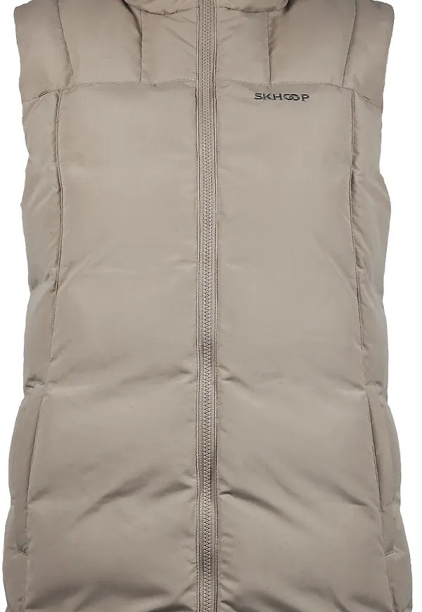 Skhoop Women's Lena Down Vest Walnut