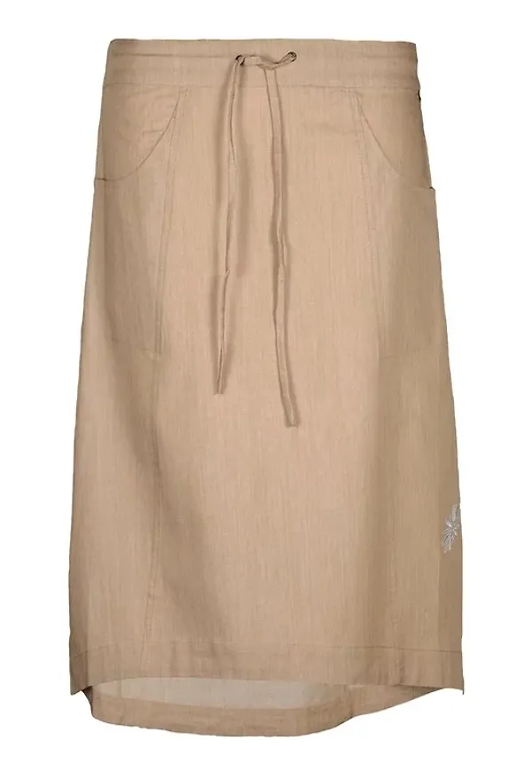 Skhoop Women's Linnea Long Skirt Kakhi